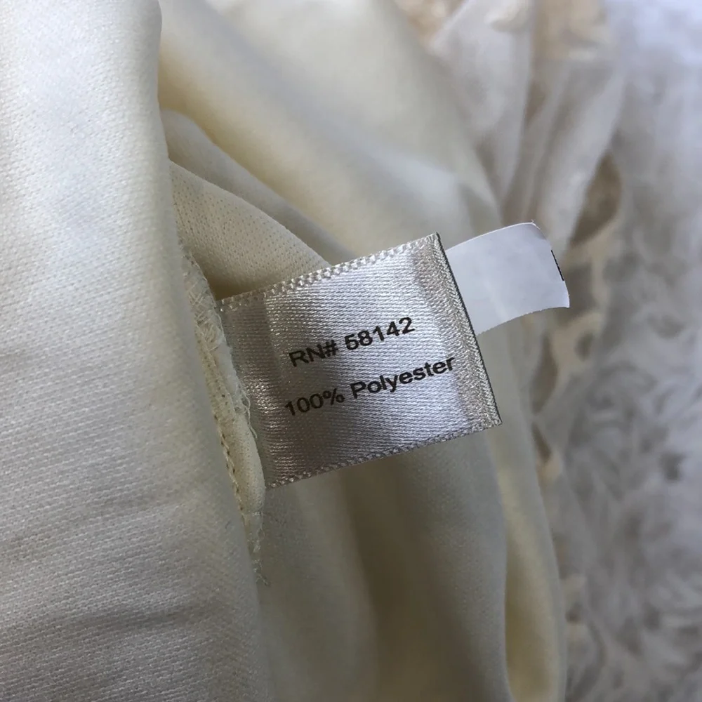 Elegant Lace Trim White Top - Picture 7 of 7